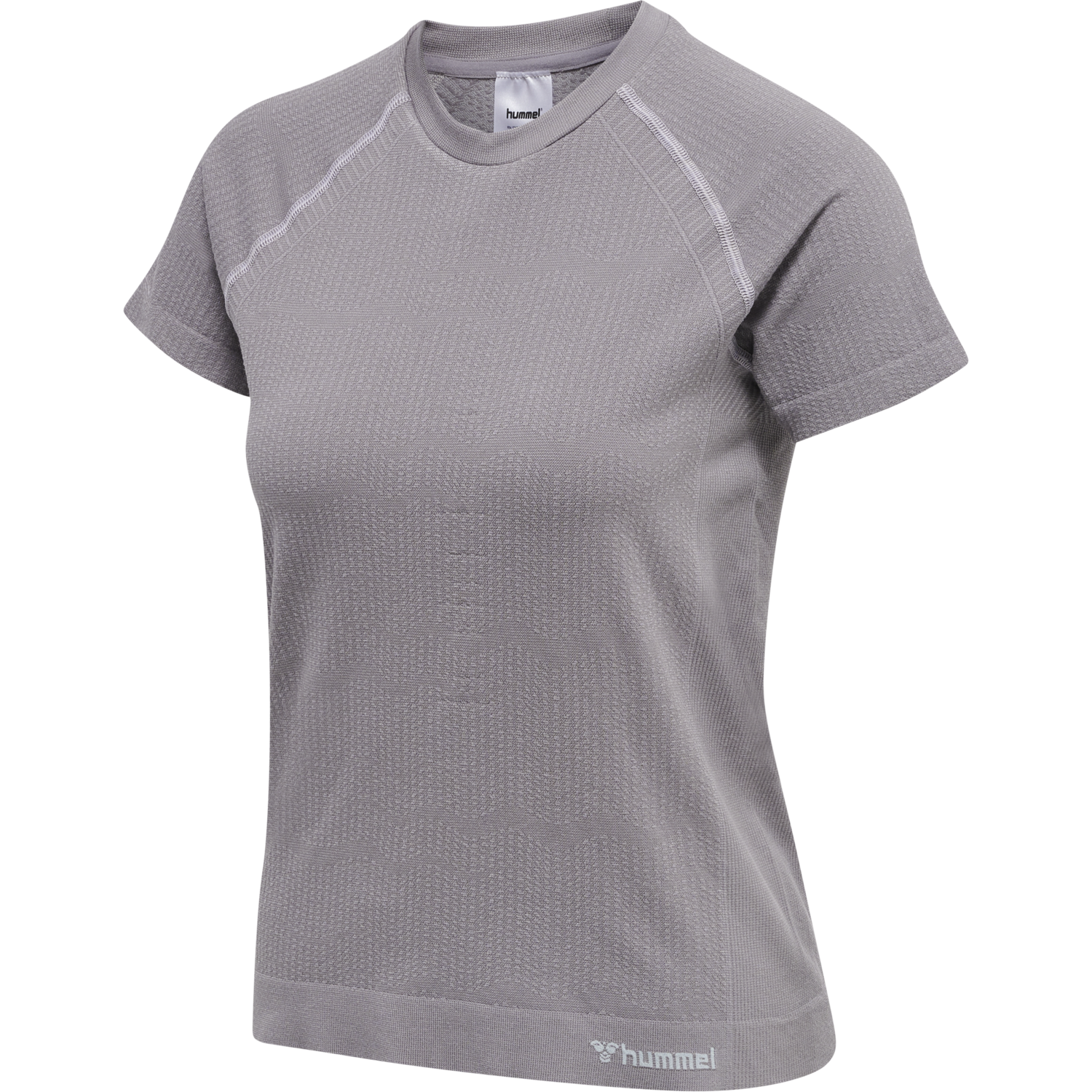 hmlMT FLOW SEAMLESS T-SHIRT, MINIMAL GRAY, packshot