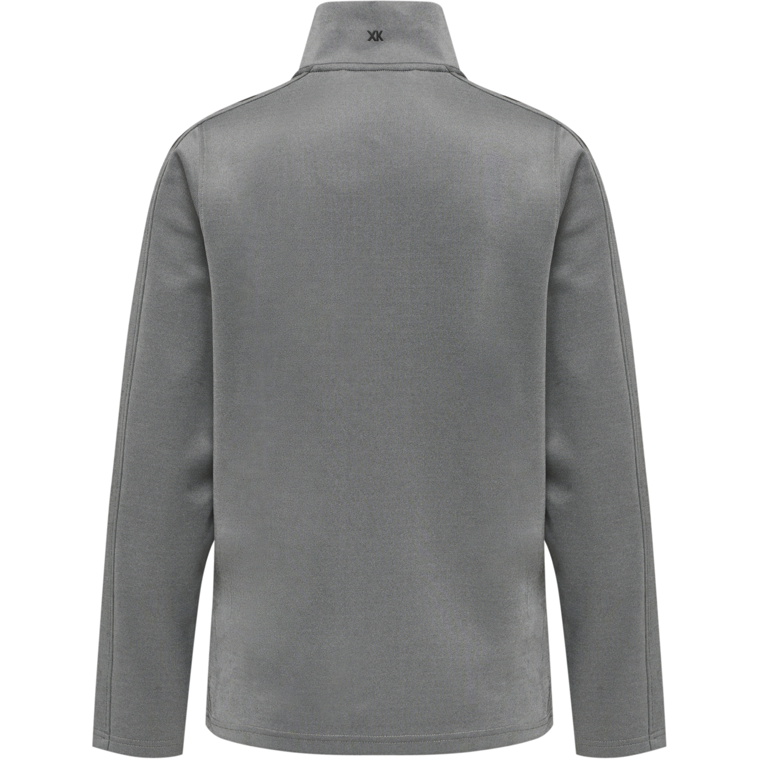 hmlCORE XK POLY ZIP SWEAT WOMAN, GREY MELANGE, packshot