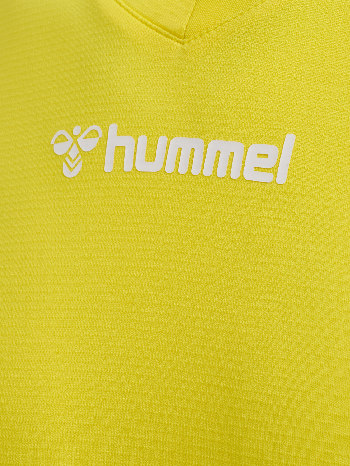 hmlBL ESSENTIAL TEE L/S, BLAZING YELLOW, packshot