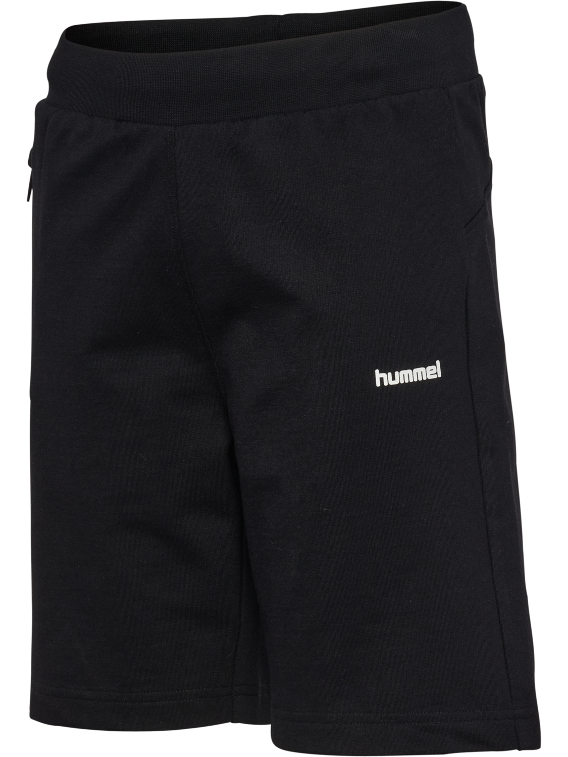 hmlJR REGULAR ADJ WAIST SHORTS, BLACK, packshot