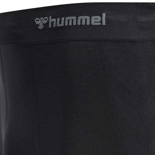 hmlJACK SEAMLESS BOXERS 2-PACK, BLACK/BLACK, packshot