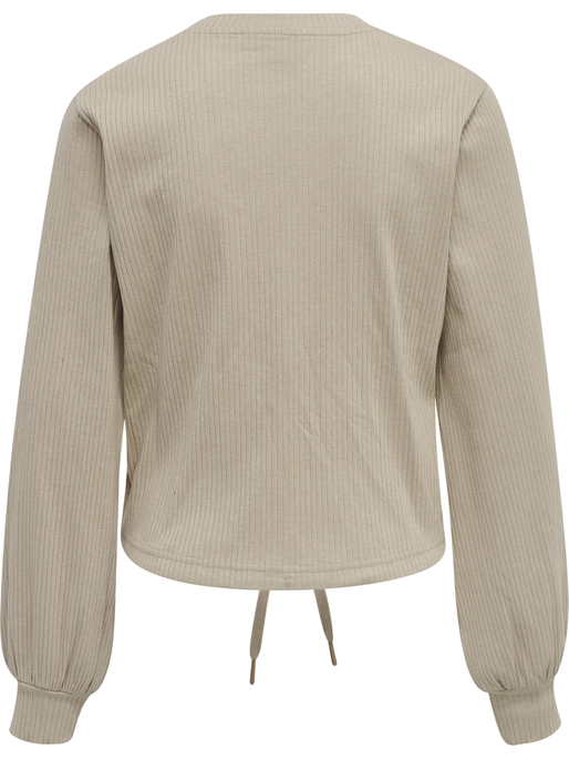 hmlMT FRIEDA LOOSE SWEATSHIRT, CHATEAU GRAY MELANGE, packshot