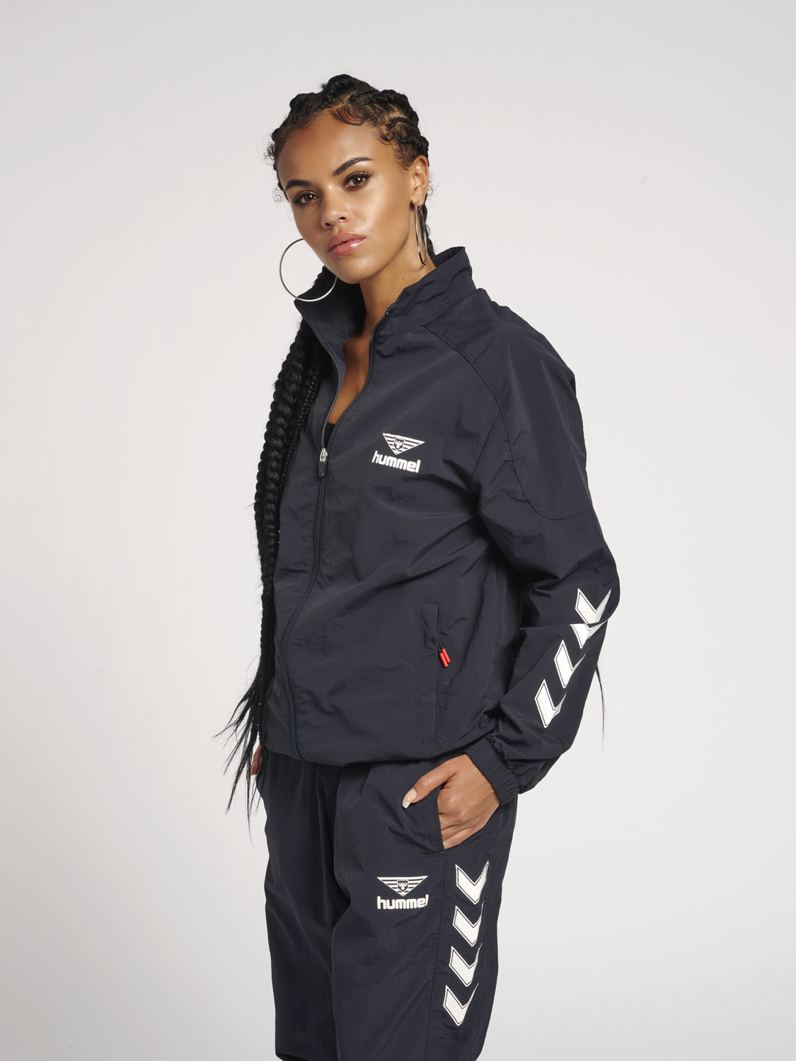 hummel zip jacket dame