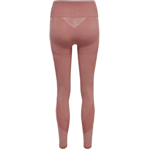 hmlMT ENERGY SEAMLESS HW TIGHTS, WITHERED ROSE/ROSE TAN MELANGE, packshot