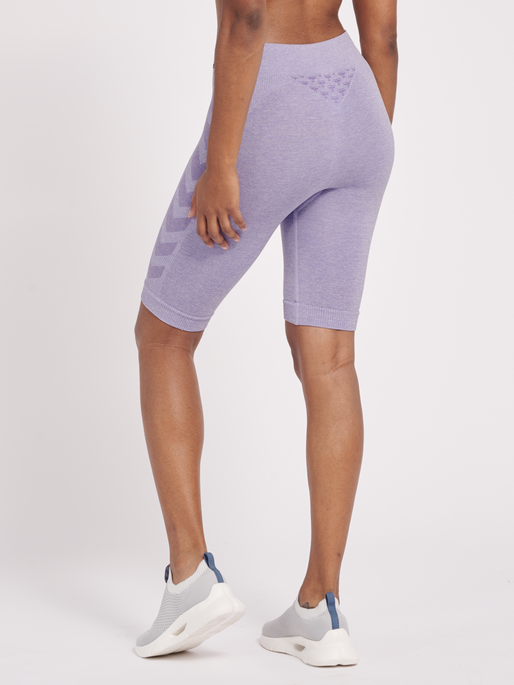 hummel CI SEAMLESS CYCLING SHORTS LAVENDER MELANGE hummel