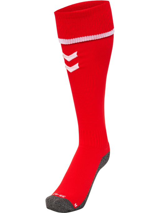 hmlCORE FOOTBALL SOCKS, TRUE RED/WHITE hmlCORE FOOTBALL SOCKS, TRUE RED/WHITE, packshot