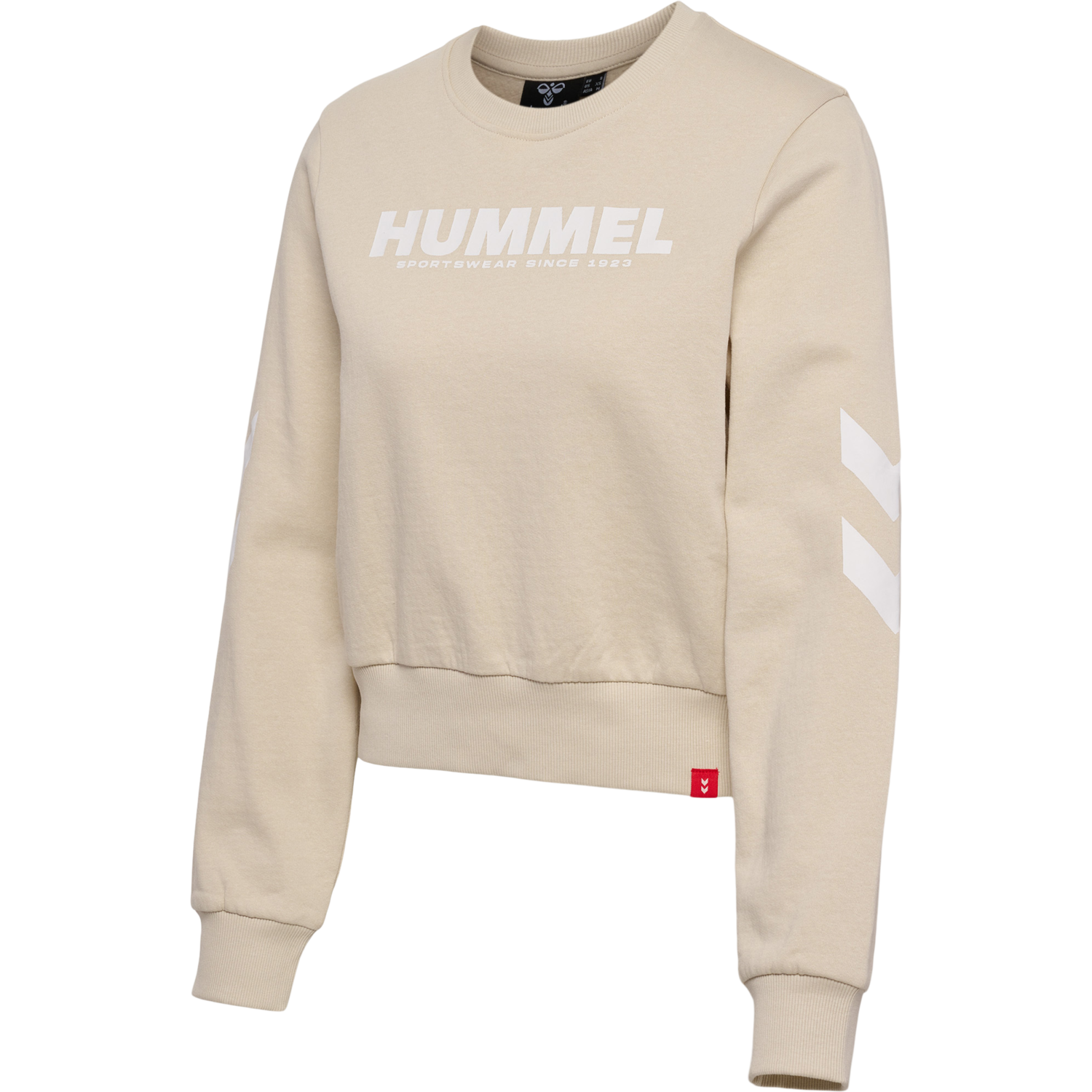 hmlLEGACY WOMAN SWEATSHIRT, PUMICE STONE, packshot