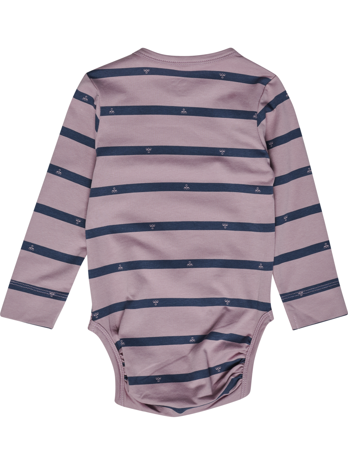 hmlMINI STRIPY BEE BODY L/S, SEA FOG, packshot