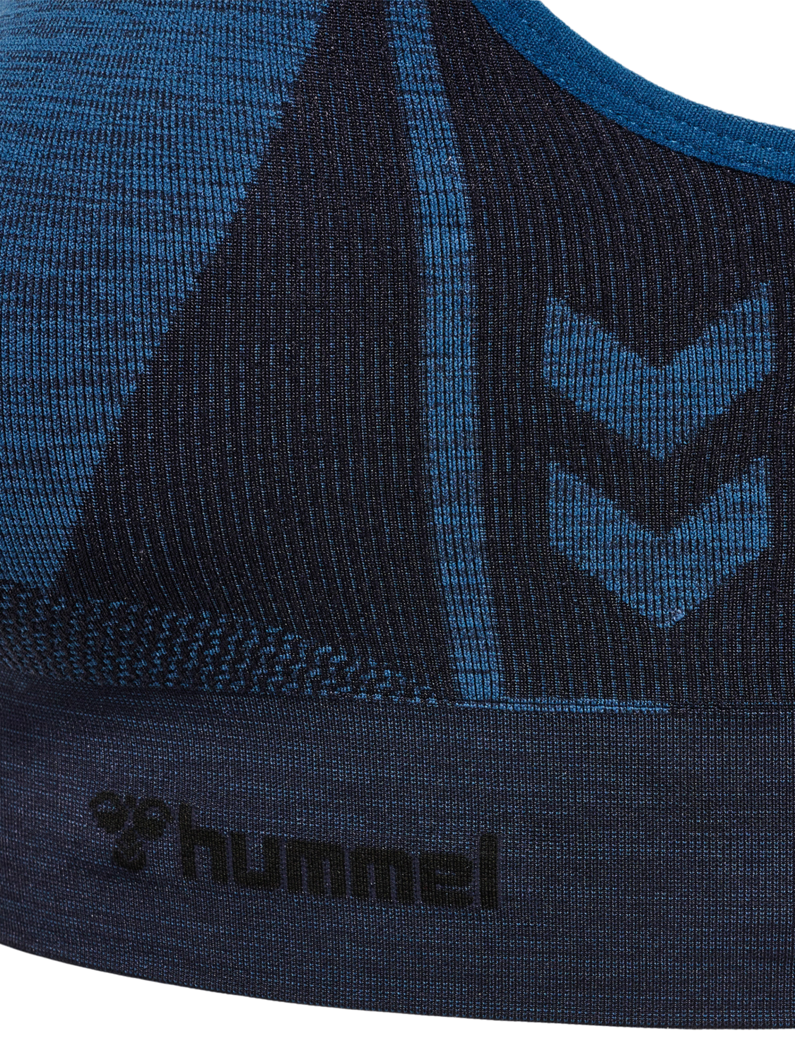hmlCLEA SEAMLESS  SPORTS TOP, INSIGNIA BLUE MELANGE, packshot