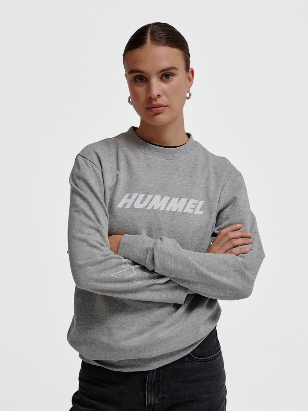 Soft grey sweatshirt on sale