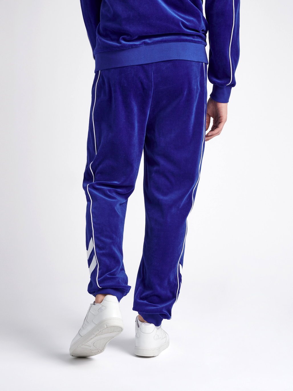 Purple velour tracksuit mens outlet