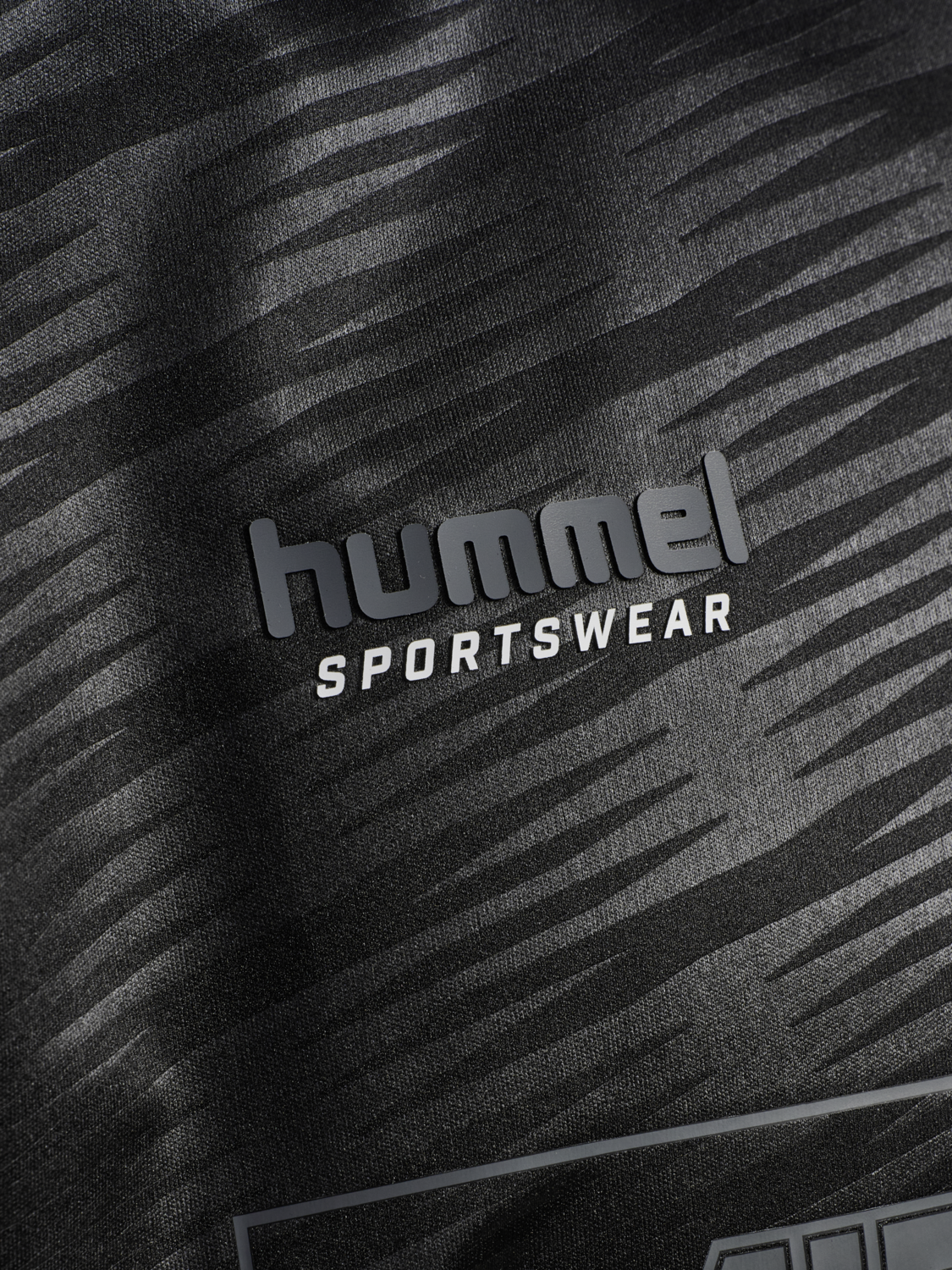 hmlLOOSE TIGER SOCCER JERSEY S/S, BLACK, packshot