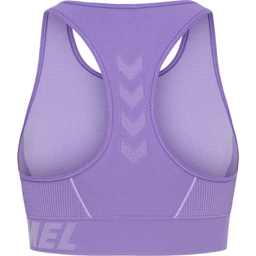 hmlTE CHRISTEL SEAMLESS SPORTS TOP, PAISLEY PURPLE/LAVENDER MELANG, packshot