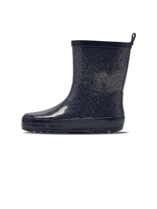 RUBBER BOOT GLITTER JR, BLACK IRIS, packshot