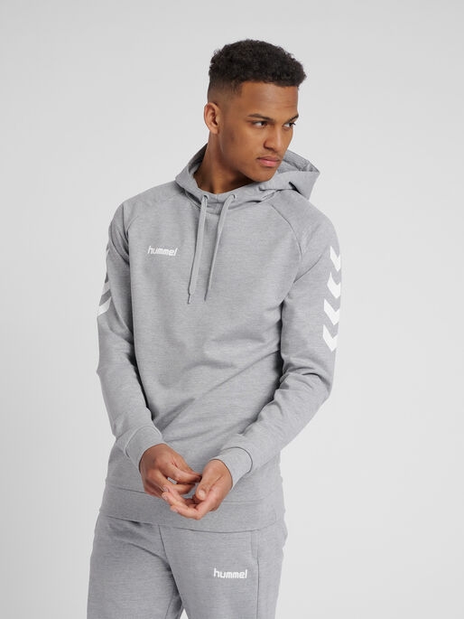 hummel GO HOODIE - GREY hummel.net