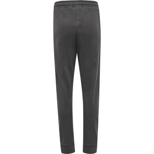 hmlOFFGRID COTTON PANTS KIDS, FORGED IRON/DARK CITRON, packshot