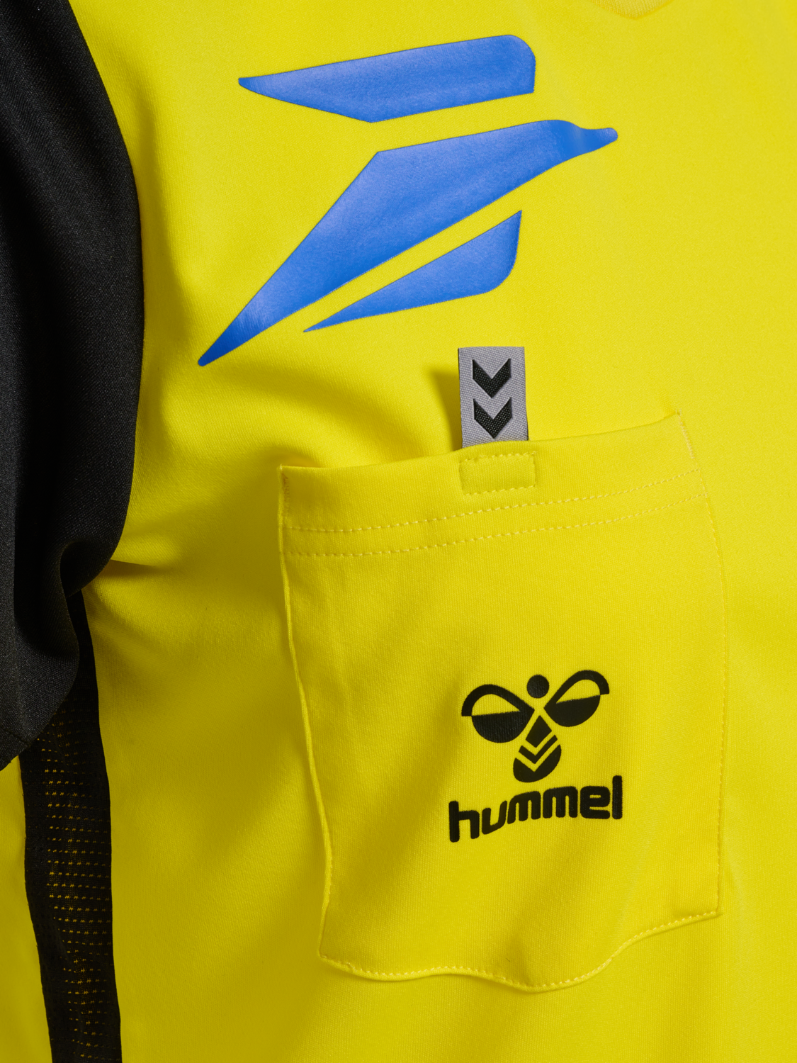 FFHB NEW REFEREE JERSEY S/S WO, BLAZING YELLOW W/O SPONSOR, packshot