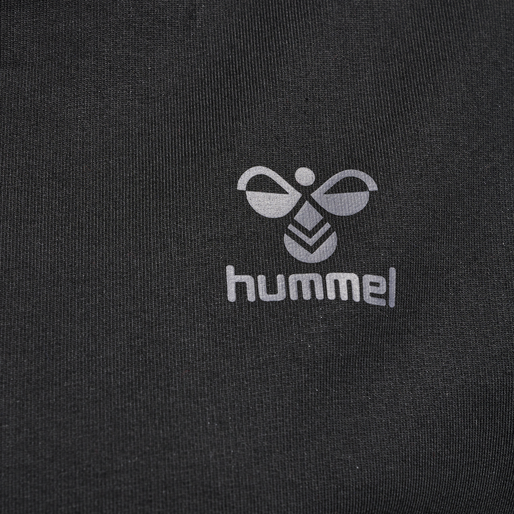 hmlOFFGRID COTTON SWEATSHIRT WO, JET BLACK/FORGED IRON, packshot