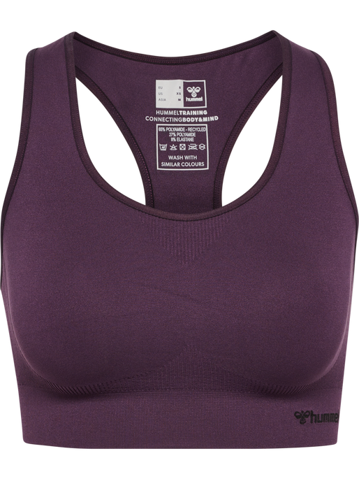 hmlTIF SEAMLESS SPORTS TOP, PLUM PERFECT, packshot