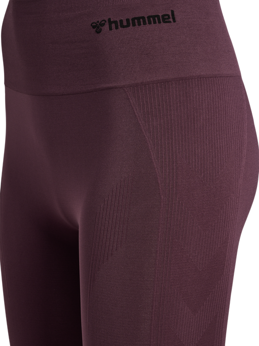 hmlTIF SEAMLESS HIGH WAIST TIGHTS, FUDGE, packshot