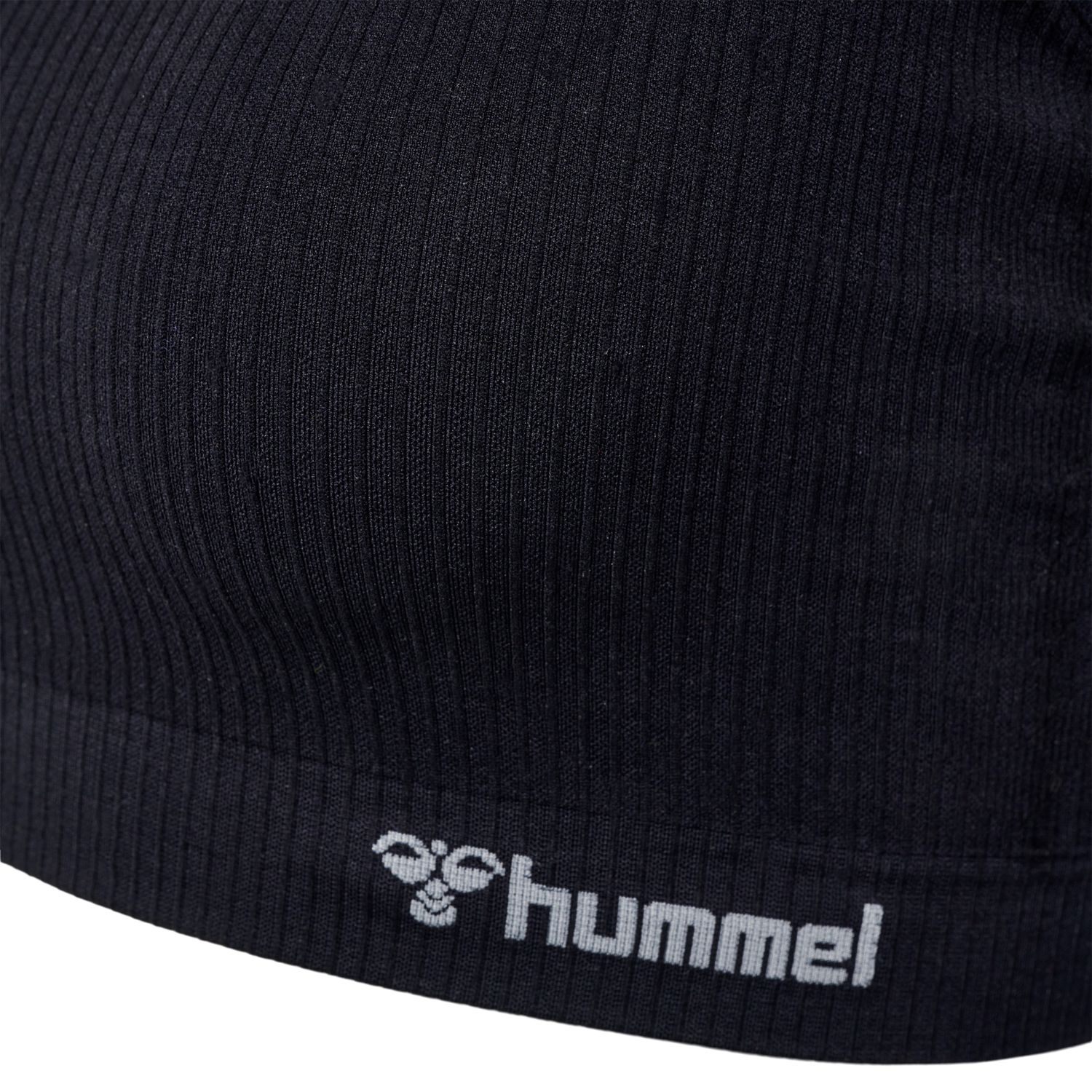 hmlMT REST SEAMLESS RIB SPORTS TOP, BLACK, packshot
