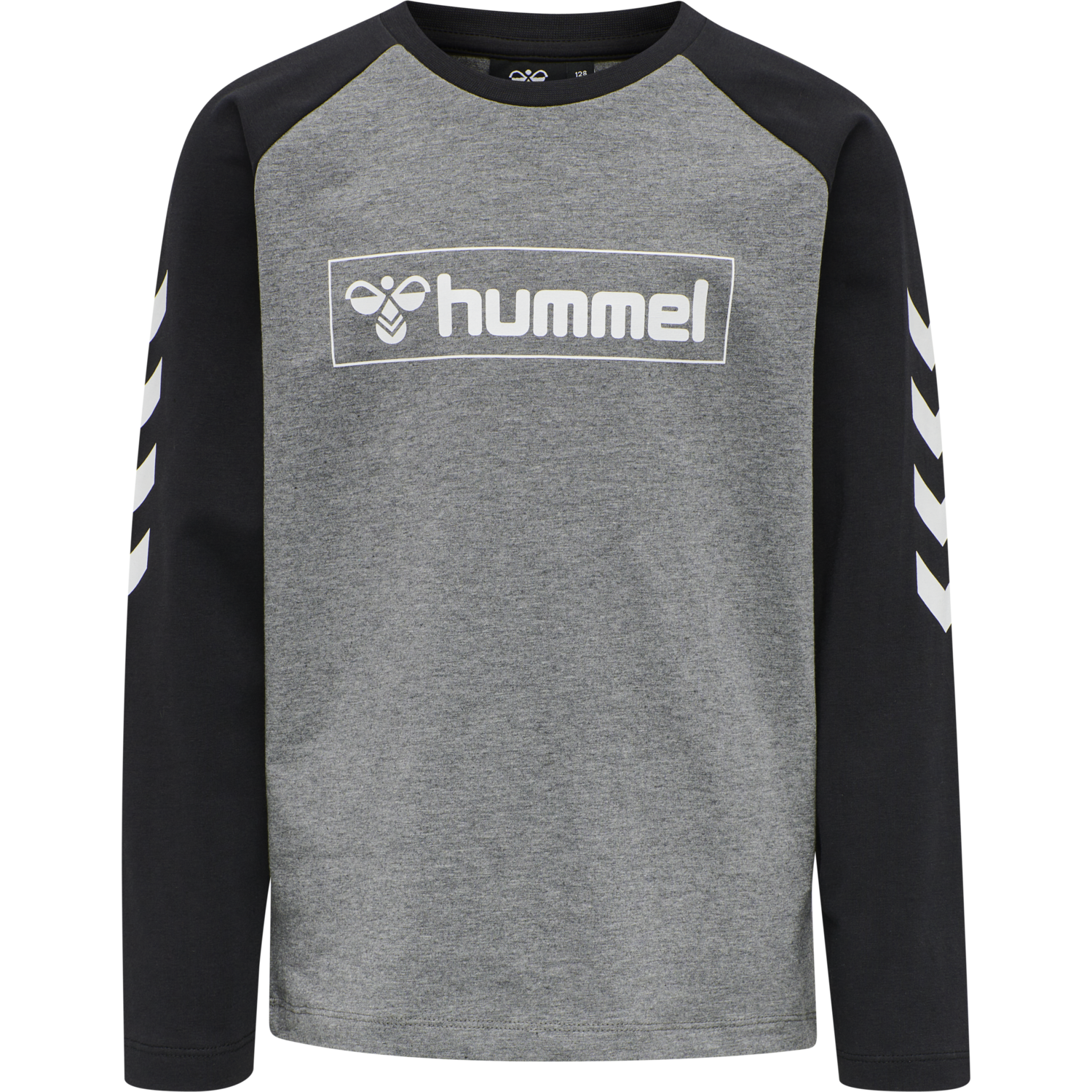 hmlBOX T-SHIRT L/S, MEDIUM MELANGE, packshot