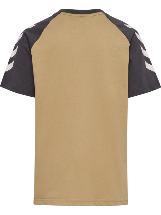 hmlJR LOGO T-SHIRT S/S, CORNSTALK hmlJR LOGO T-SHIRT S/S, CORNSTALK, packshot