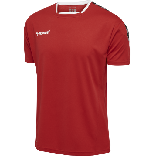 hmlAUTHENTIC POLY JERSEY S/S, TRUE RED hmlAUTHENTIC POLY JERSEY S/S, TRUE RED, packshot