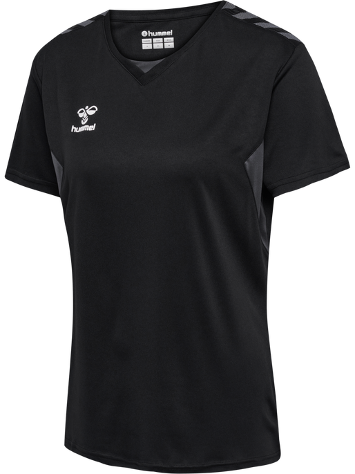 hmlAUTHENTIC PL JERSEY S/S WOMAN, BLACK hmlAUTHENTIC PL JERSEY S/S WOMAN, BLACK, packshot
