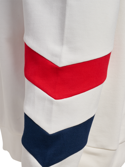 hmlOVERSIZED CREW SPORTSWEAR, BLANC DE BLANC/BLANC DE BLANC hmlOVERSIZED CREW SPORTSWEAR, BLANC DE BLANC/BLANC DE BLANC, packshot