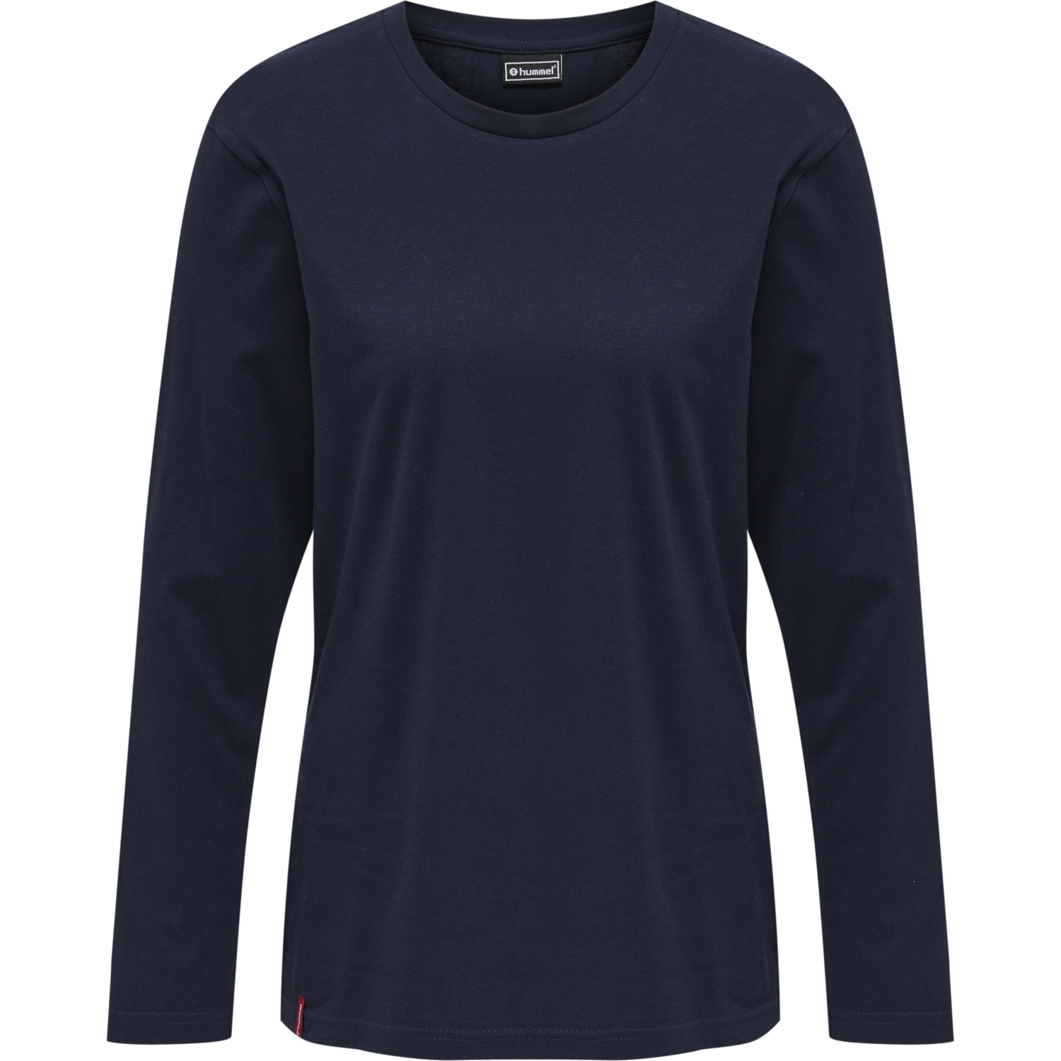 hmlRED BASIC T-SHIRT L/S WOMAN, MARINE, packshot