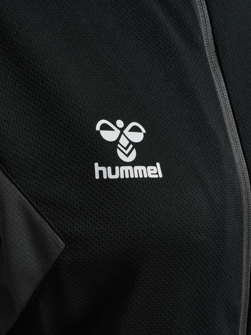 hmlAUTHENTIC PL ZIP HOODIE WOMAN, BLACK hmlAUTHENTIC PL ZIP HOODIE WOMAN, BLACK, packshot