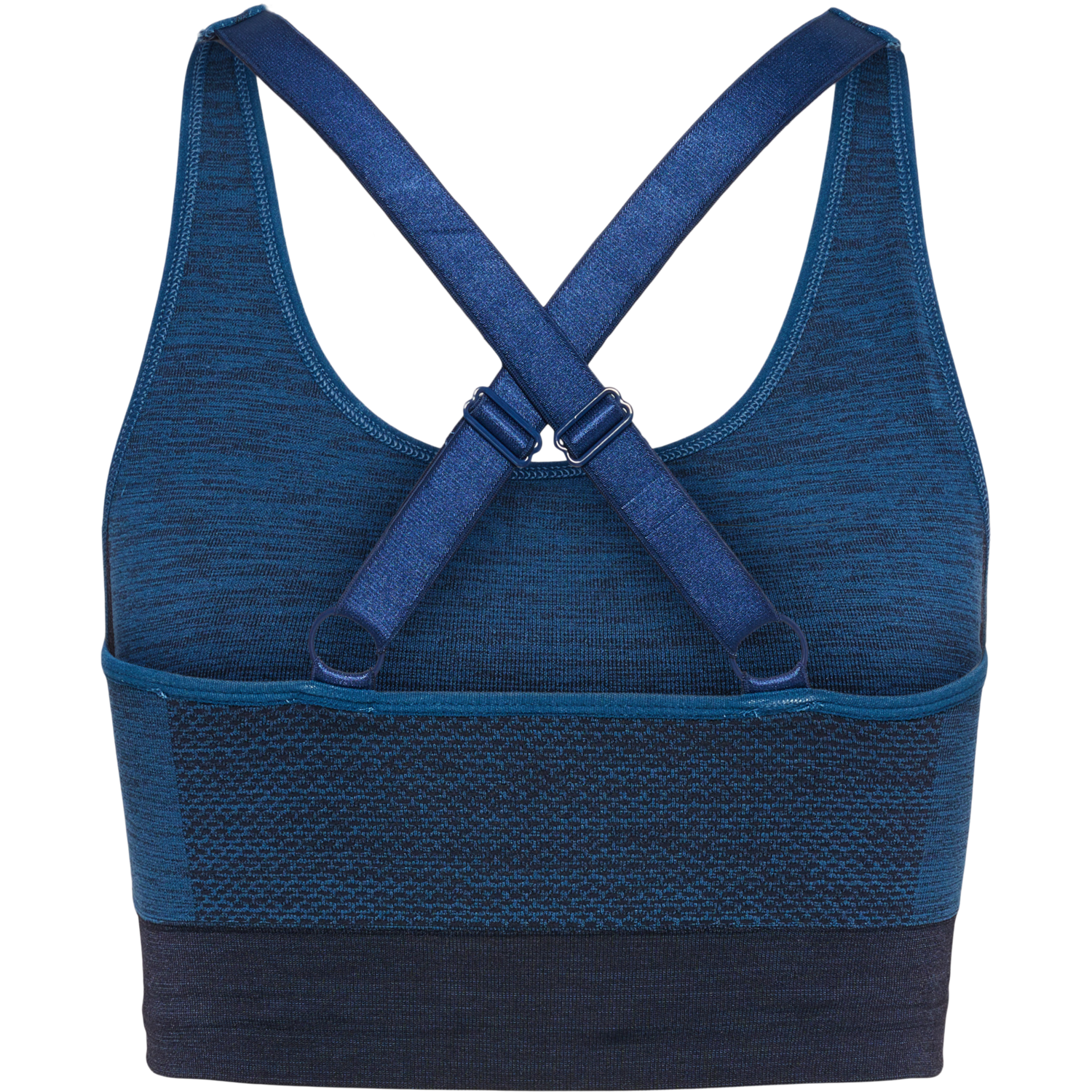 hmlCLEA SEAMLESS  SPORTS TOP, INSIGNIA BLUE MELANGE, packshot