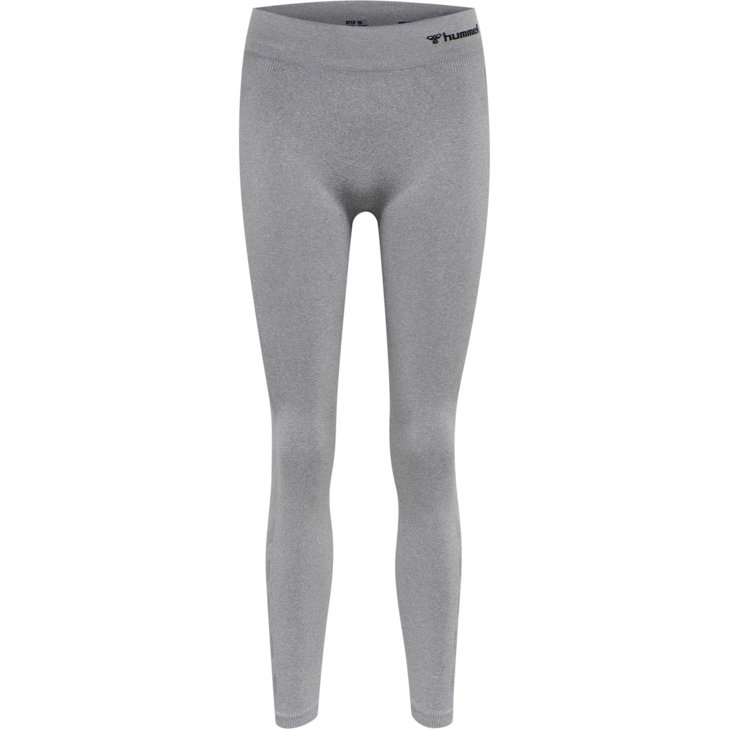 hmlCI SEAMLESS MID WAIST TIGHTS, GREY MELANGE, packshot