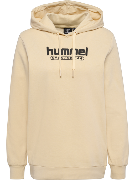 hmlBOOSTER WOMAN HOODIE, WOOD ASH, packshot