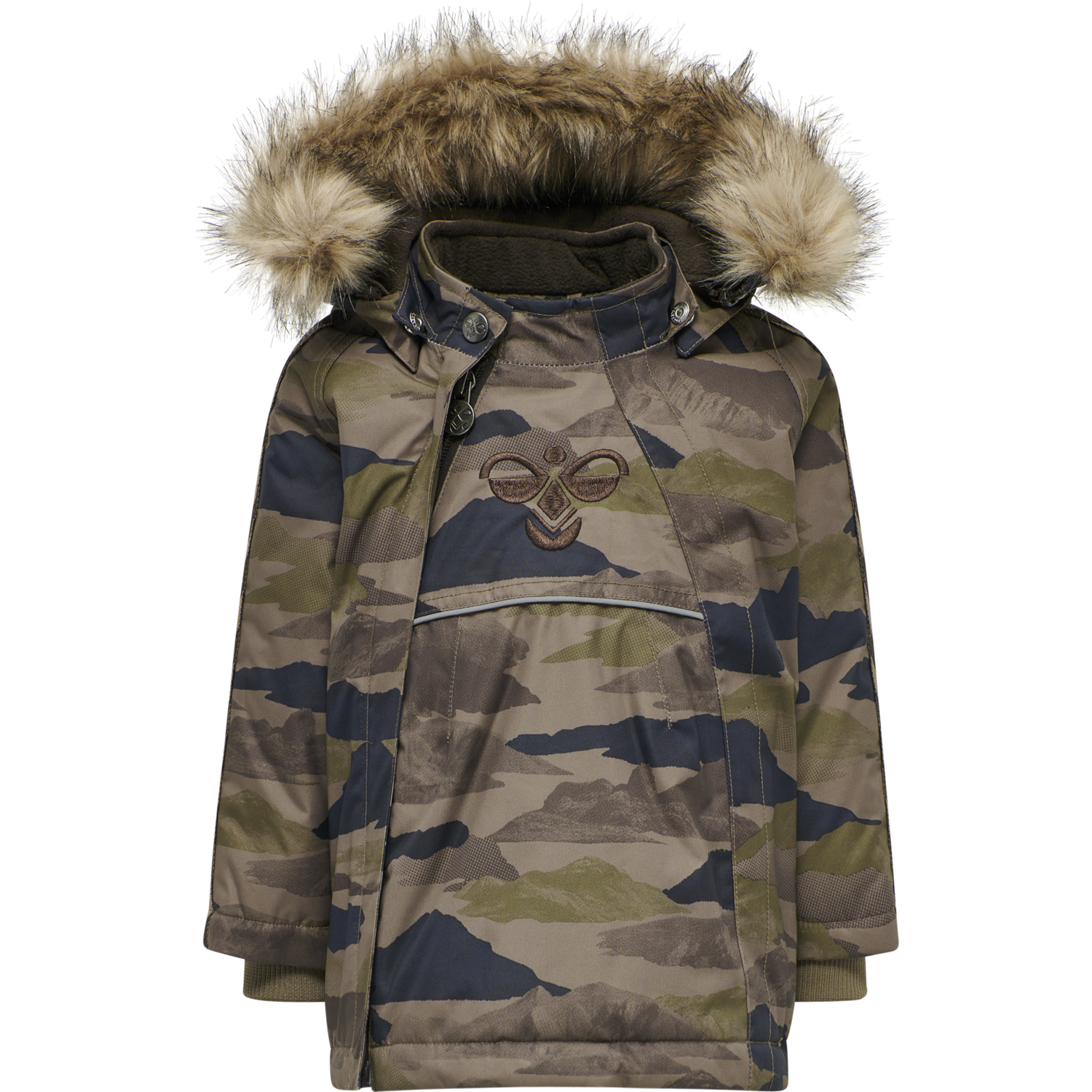 hmlJESSIE JACKET, CHOCOLATE CHIP/AFTER DARK, packshot