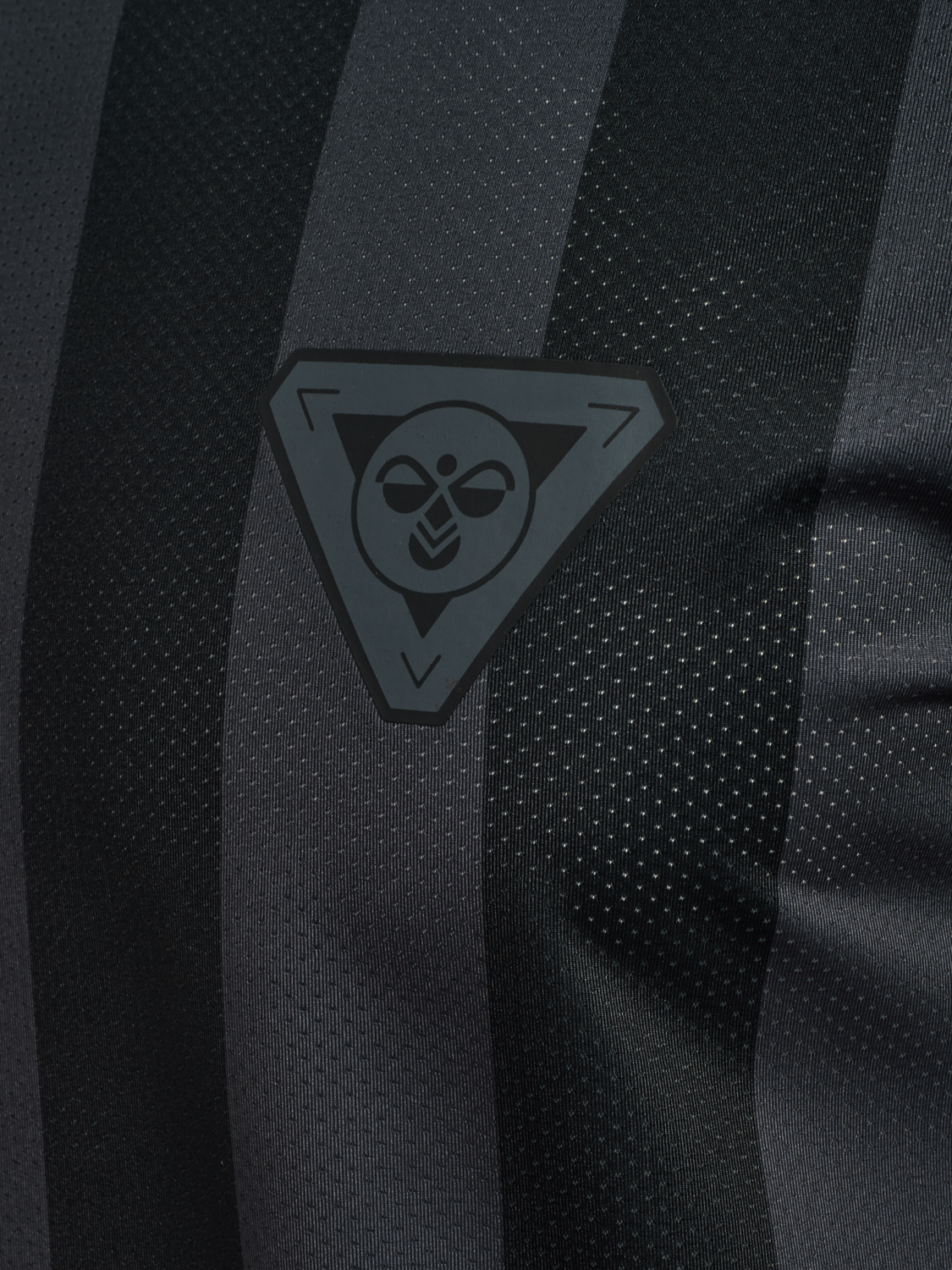 hmlKICK OFF JERSEY L/S, BLACK, packshot