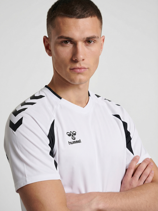 hmlCORE 2.0 JERSEY S/S, WHITE/BLACK, model