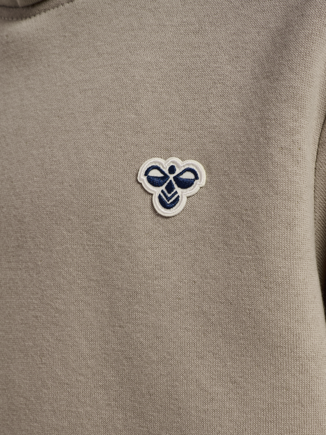 hmlJR LOOSE HOODIE BEE, VINTAGE KHAKI, packshot