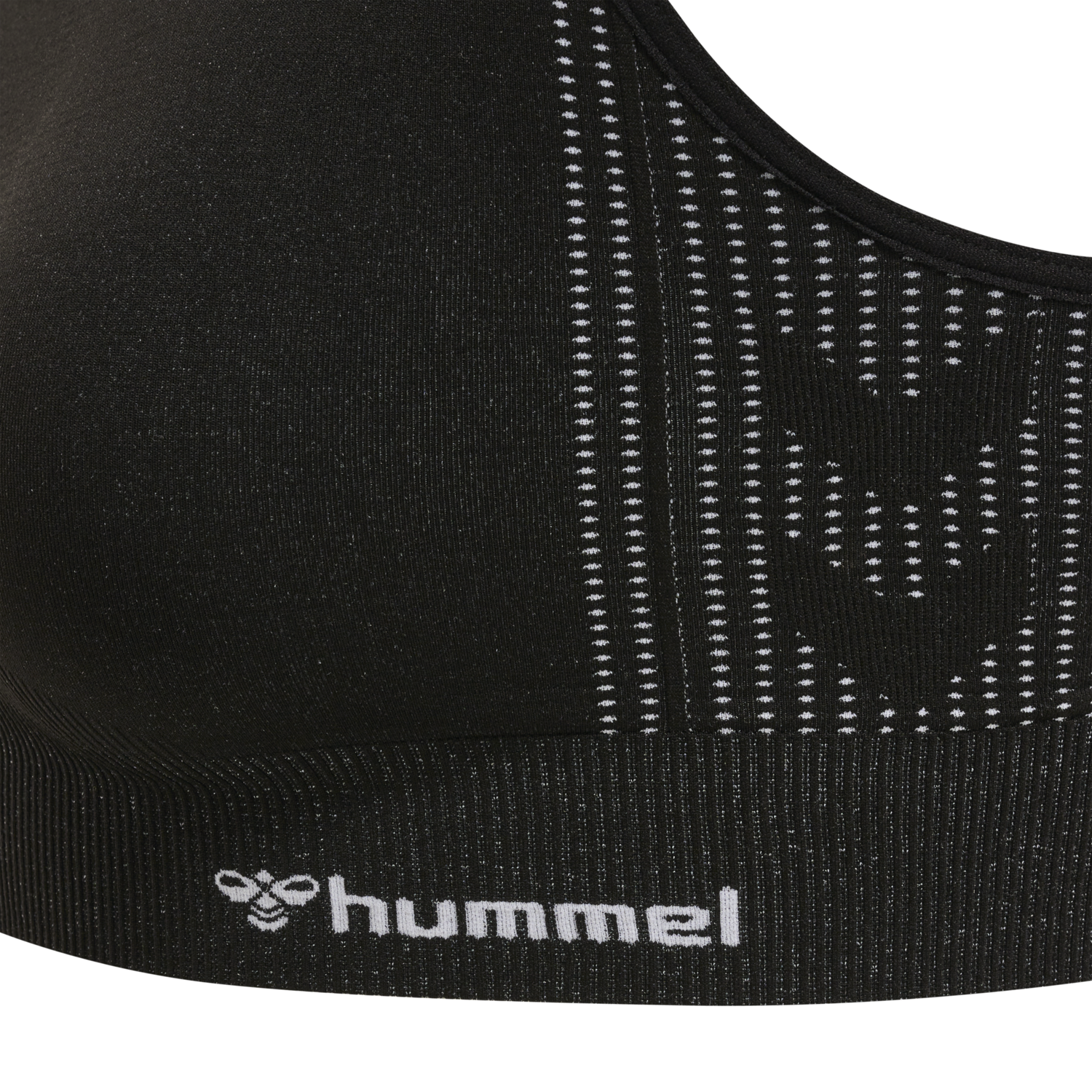 hmlMT SHAPING SEAMLESS SPORTS TOP, BLACK, packshot