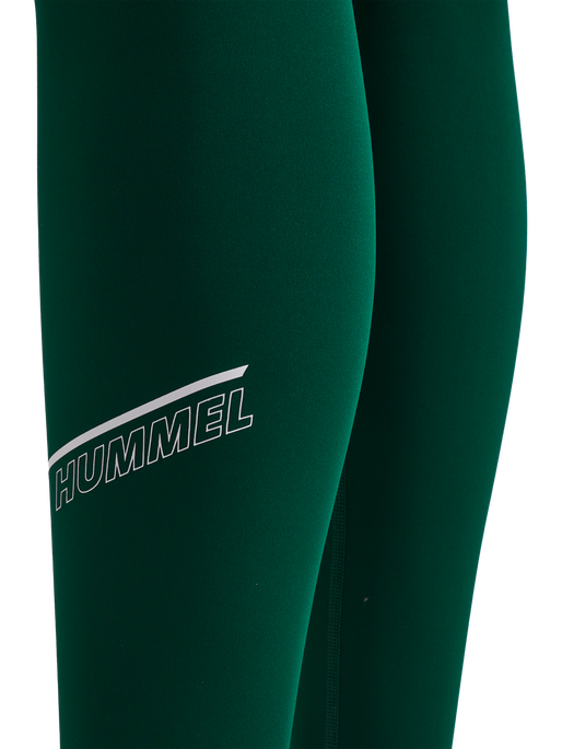 hmlCOURT MID WAIST POCKET TIGHTS W, RAIN FOREST, packshot