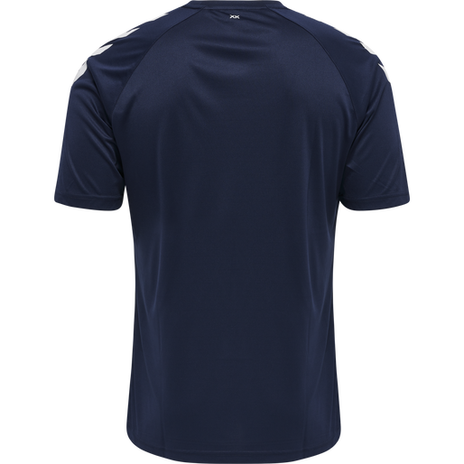 hmlCORE XK CORE POLY T-SHIRT S/S, MARINE hmlCORE XK CORE POLY T-SHIRT S/S, MARINE, packshot