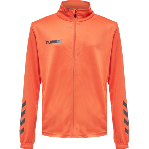 hmlPROMO KIDS POLY SUIT, NASTURTIUM/OMBRE BLUE, packshot