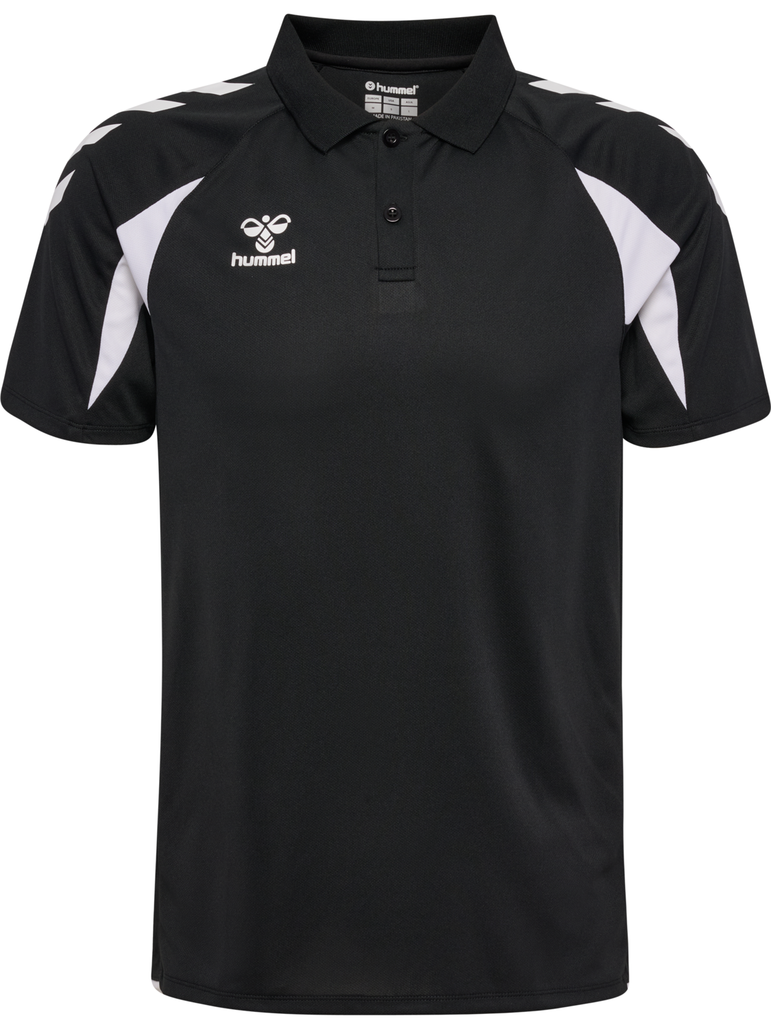 hmlCORE 2.0 POLO, BLACK/WHITE, packshot