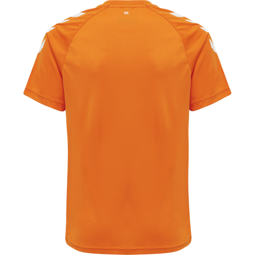 hmlCORE XK CORE POLY TEE S/S KIDS, ORANGE TIGER hmlCORE XK CORE POLY TEE S/S KIDS, ORANGE TIGER, packshot
