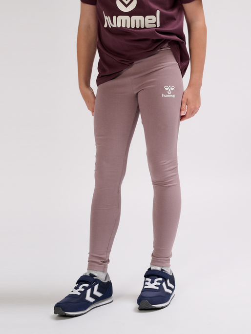 hmlONZE TIGHTS, TWILIGHT MAUVE, model