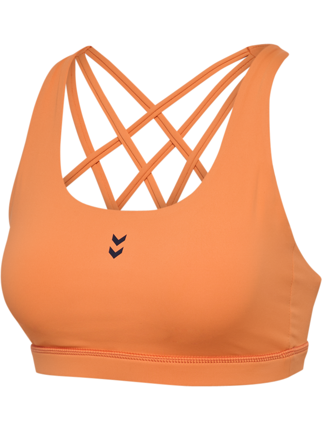 hmlFAST IMPACT STRAP BRA, DUSTY ORANGE, packshot