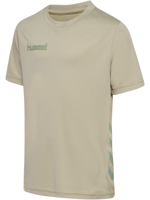 hmlPROMO KIDS DUO SET, ABBEY STONE/ICEBERG GREEN, packshot