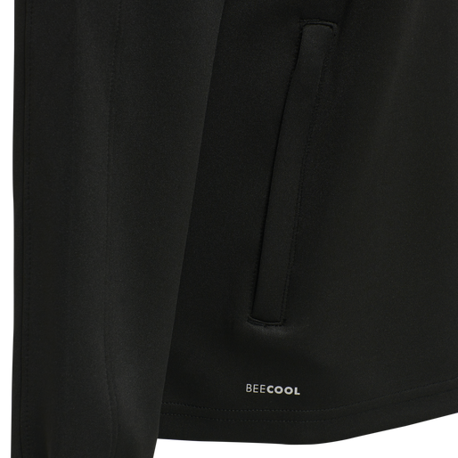 hmlCORE XK POLY SWEAT HOODIE WOMAN, BLACK, packshot