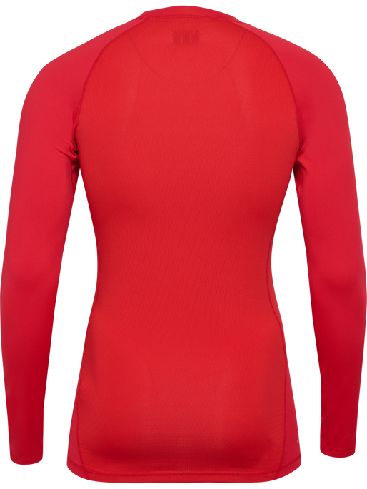 hmlBL PERFORMANCE TEE L/S, TRUE RED, packshot